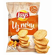 Чипсы Lay's Из печи Лисички в сметане, 85г