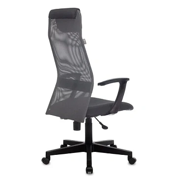 Кресло офисное KB-8, ткань-сетка, темно-серое, TW-04/TW-12, 496676