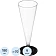 Бокал одноразовый д/шамп,Комус 180 мл прозрачн.,ПС 6шт./уп