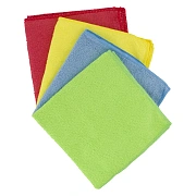 Салфетка хозяйственная Merida Classic СМ005, 35х35см, набор 4 цвета, микрофибра, 4шт/уп