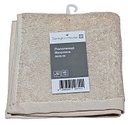 Tarrington House Полотенце хлопок бежевое махровое 500 г/м2, 30 х 30см