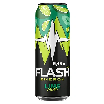 Энергетический напиток Flash Up Energy Lime Mint, 450мл