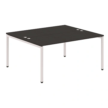 Стол 2-х местный XWST 1614 Дуб Юкон Модерн/Алюминий 1600х1406х750 XTEN-S