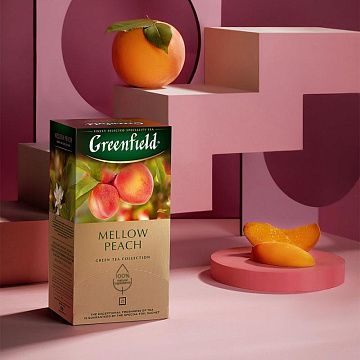 Чай Greenfield Mellow Peach зел, 25пак 1389-10