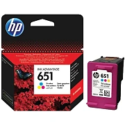 Картридж струйный HP 651 C2P11AE CMY цв. для DJ 5575