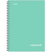 Бизнес-тетрадь Attache Акварель гребень картон А4 96 л,бирюза