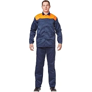 Костюм лет муж (куртка, бр) л16 син/оранж 120-124/158-164