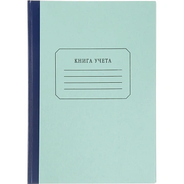 Книга учета Attache 96л. в клетку офсет о бл.плотн. картон
