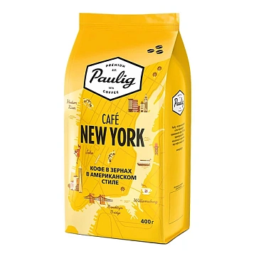 Кофе Paulig New York в зернах, 400г