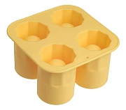 Форма для льда Vetta Рюмка силиконовая 4 ячейки, 12.5 x 12.5 x 7см