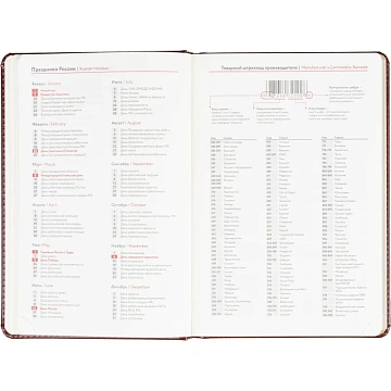 Ежедневник недатированный ATTACHE Gold А5,143х210мм, 160л, коричневый