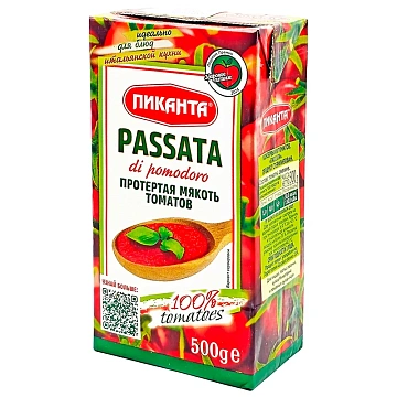 Мякоть томатов Пиканта Passata протертая, 500г