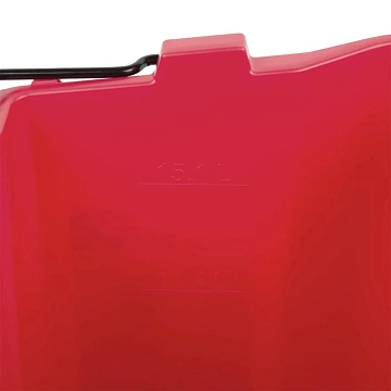 Ведро Rubbermaid WaveBrake для грязной воды, красное, FG9C7400RED