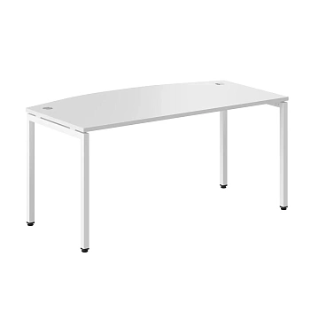 Стол прямой Skyland Xten-S XSET 169, белый/белый полуматовый, 1600х867х750мм