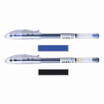 Ручка гелевая PILOT 'Super Gel', ЧЕРНАЯ, корпус прозрачный, узел 0,5 мм, линия письма 0,3 мм, BL-SG-5