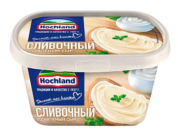Сыр плавленый Hochland сливочный 55%, 400г
