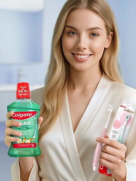 Зубная щетка Colgate Cushion Clean мягкая, 1+1шт