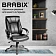 Кресло офисное BRABIX 'Maestro EX-506', экокожа, черное, 530877