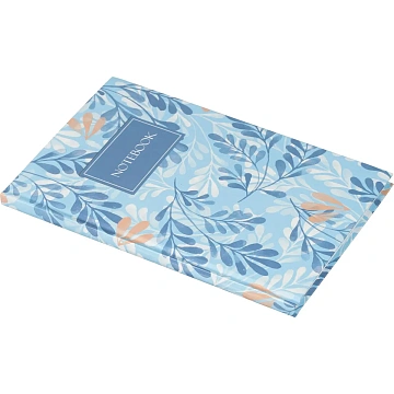 Бизнес-тетрадь А5,80л,7БЦ,клетка, Attache Economy Garden син