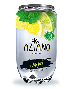 Напиток Aziano Мохито газированный, 350мл