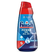 Гель для мытья посуды в посудомоечных машинах 1 л FINISH All in 1, 'Shine&Protect', 3078328