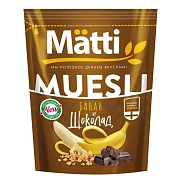 Мюсли   Matti запеченные с бананом и шоколадом, 250г