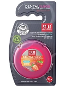 Зубная нить Splat объемная с ароматом клубники, 30м