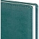 Ежедневник недатированный бирюзовый,А6,110х155мм,176л,ATTACHE Сиам