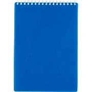 Блокнот А5 80 л. Attache Economy, мет.гребень,пласт.обл,синий, клетка