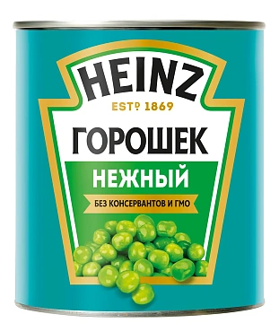 Горошек Heinz зеленый нежный, 400г