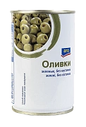 aro Оливки зеленые без косточки 300 г