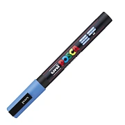 Маркер акриловый Uni Posca PC-3M голубое небо, 0.9 - 1.3 мм, круглый
