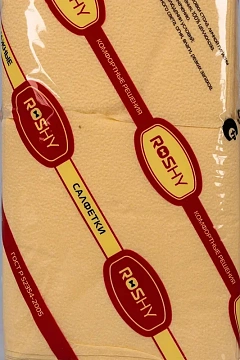Салфетки сервировочные Roshy 24х24см, шампань, 1 слой, 400шт