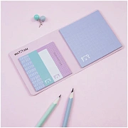 Флажки-закладки и самоклеящиеся блоки в наборе MESHU 'Dew', 74*74мм, 60*15мм, 25л., европодвес