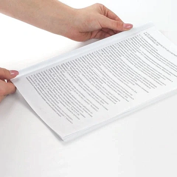 Скрепкошины для быстрого переплета BRAUBERG, комплект 10 шт., ширина 10 мм (до 50 л. А4), белые, 224