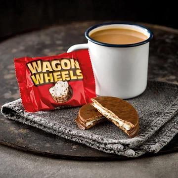 Печенье Wagon Wheels Original с суфле, 220г