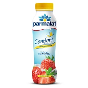 Йогурт питьевой Parmalat безлактозный клубника, 290г