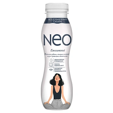 Йогурт питьевой Neo Классический без сахара 1.8%, 260г