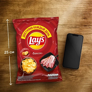Чипсы Lay's Бекон, 70г