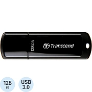 Флеш-диск 128 GB TRANSCEND Jetflash 700 USB 3.0, черный, TS128GJF700