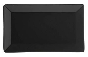 Блюдо Metro Professional Macario 25х14.5см, черное, 6шт/уп
