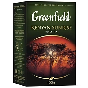 Чай GREENFIELD 'Kenyan Sunrise', черный, листовой, 100 г, 0487, 0487-14