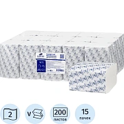 Салфетки бумажные Luscan Professional N4 2сл 200л 15пач/уп