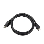 Кабель DisplayPort - HDMI, М/М, 1 м, экр, Cablexpert, чер, CC-DP-HDMI-1M