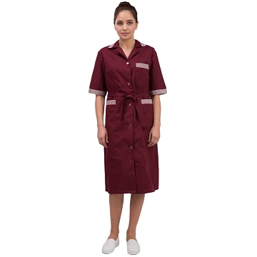 Халат жен у01 КР бордо 96-100/170-176