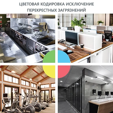 Салфетка хозяйственная Hq Profiline Mocrobase синяя, 36х36см, микрофволокно, 73600