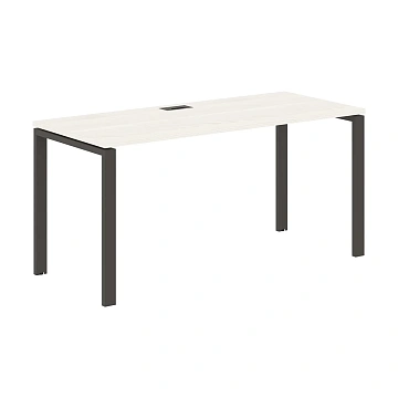 Стол прямой EUST 1567 Ясень Траун/Мокко 1560х670х750 EDIS