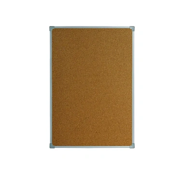 Доска пробковая для объявлений 100х60 металл. рама