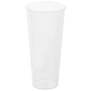 Стакан одноразовый Vzlp глянцевый пластиковый прозрачный 650мл, 20шт
