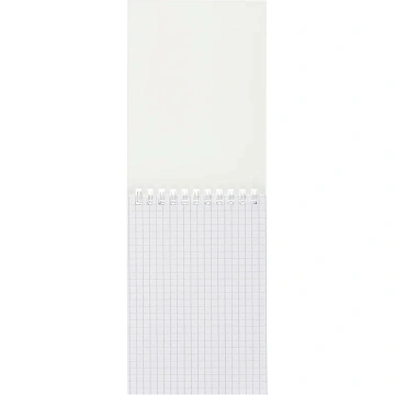 Блокнот А6,80л,кл,греб,карт.обл+УФ-лак Attache Selection FluidСеро-Голуб